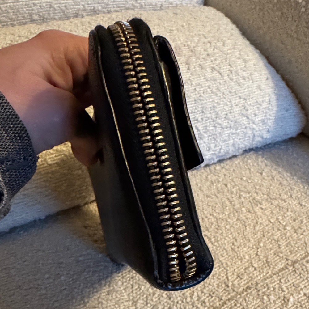 Chloe Black Wallet with Gold Accent - Picture 5 of 7